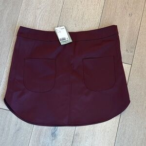 H&M Burgundy Skirt